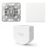 Gira Wipdrukcontact met Hue bedrade dimmer en Rechtstaande wip Zuiver wit glanzend