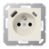 Jung A 1520 F-15 CA Wandcontactdoos Frans/Belgisch systeem en USB-laadcontactdoos type C/A Wit