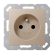 Jung A 1520 FKI CH Wandcontactdoos Frans/Belgisch systeem 16 A 250 V ~ SAFETY+ A range Champagne