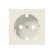 Jung A 1520 PL Afdekking voor wandcontactdoos Wit 