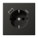 Jung AL 1520-15 CA AN Wandcontactdoos en USB-laadcontactdoos type C/A Antraciet (gelakt)