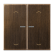 Jung HOME BT ME 17102 P AT Taster 2-voudig met pijlsymbolen Messing antiek