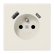 Jung LS 1520 F-15 CA Wandcontactdoos Frans/Belgisch systeem en USB-laadcontactdoos type C/A Wit