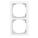 Busch Jaeger 1722-44M Busch-art linear 2-voudig Studiowit Mat