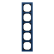 Busch Jaeger 1725-4028 Busch-art linear 5-voudig Glass Blue