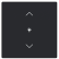 Busch Jaeger LFDW/A.1.63.11-885 Future Linear Afdekking 1-voudig wip voor keypad met symbool “dimmen" Zwart mat
