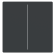 Busch Jaeger LFW/A.2.63.11-81 Future Linear Afdekking 2-voudig voor keypad Antraciet