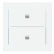 Busch Jaeger LFST/A.2.70.11-44M Busch-art linear Afdekking 2-voudig wip voor keypad met symbool “Scene" Studiowit mat