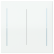 Busch Jaeger LFW/A.2.70.11-44G Busch-art linear Afdekking 2-voudig voor keypad Studiowit