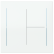 Busch Jaeger LFW/A.3.70.11-44G Busch-art linear Afdekking 3-voudig voor keypad Studiowit