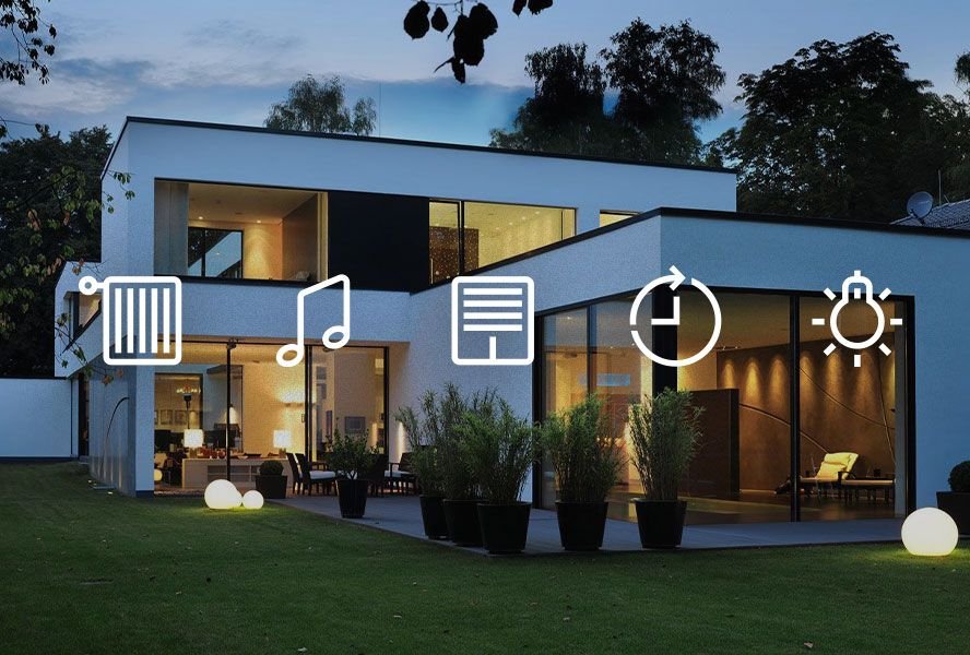 Gira One smart home systeem voor verlichting, zonwering, verwarming en slimme bediening