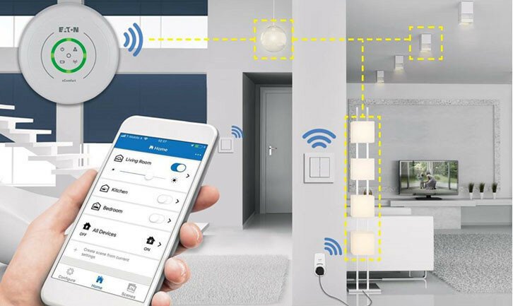 Eaton xComfort draadloze domotica voor slimme woningbediening