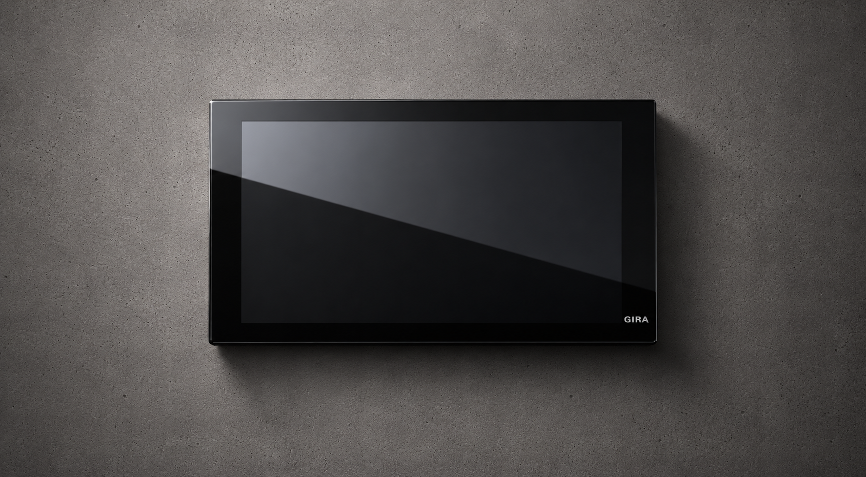 Gira huisstation binnen met touchdisplay om te zien wie aanbelt