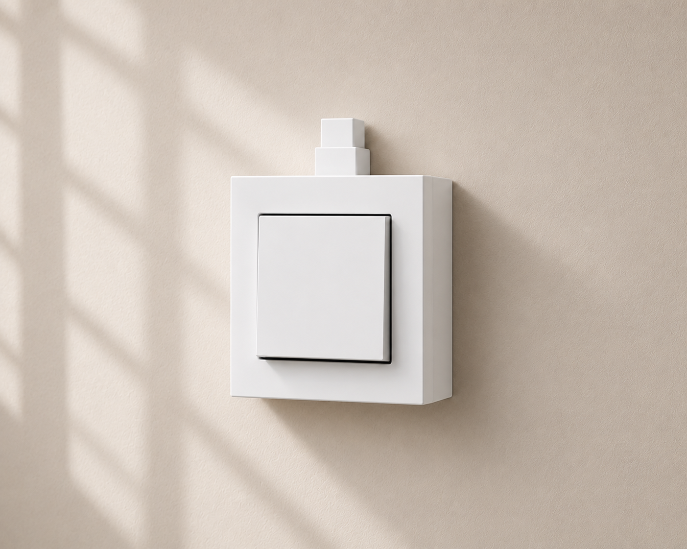 Gira opbouw schakelmateriaal in verschillende designlijnen op de wand