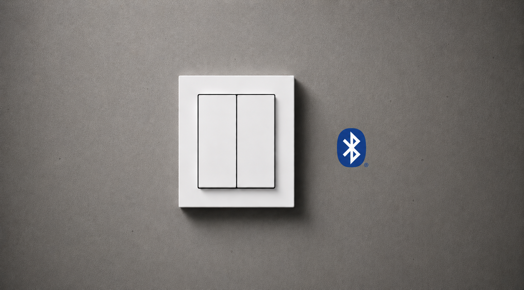 Gira Bluetooth wandzender in System 55-design voor draadloze bediening van verlichting