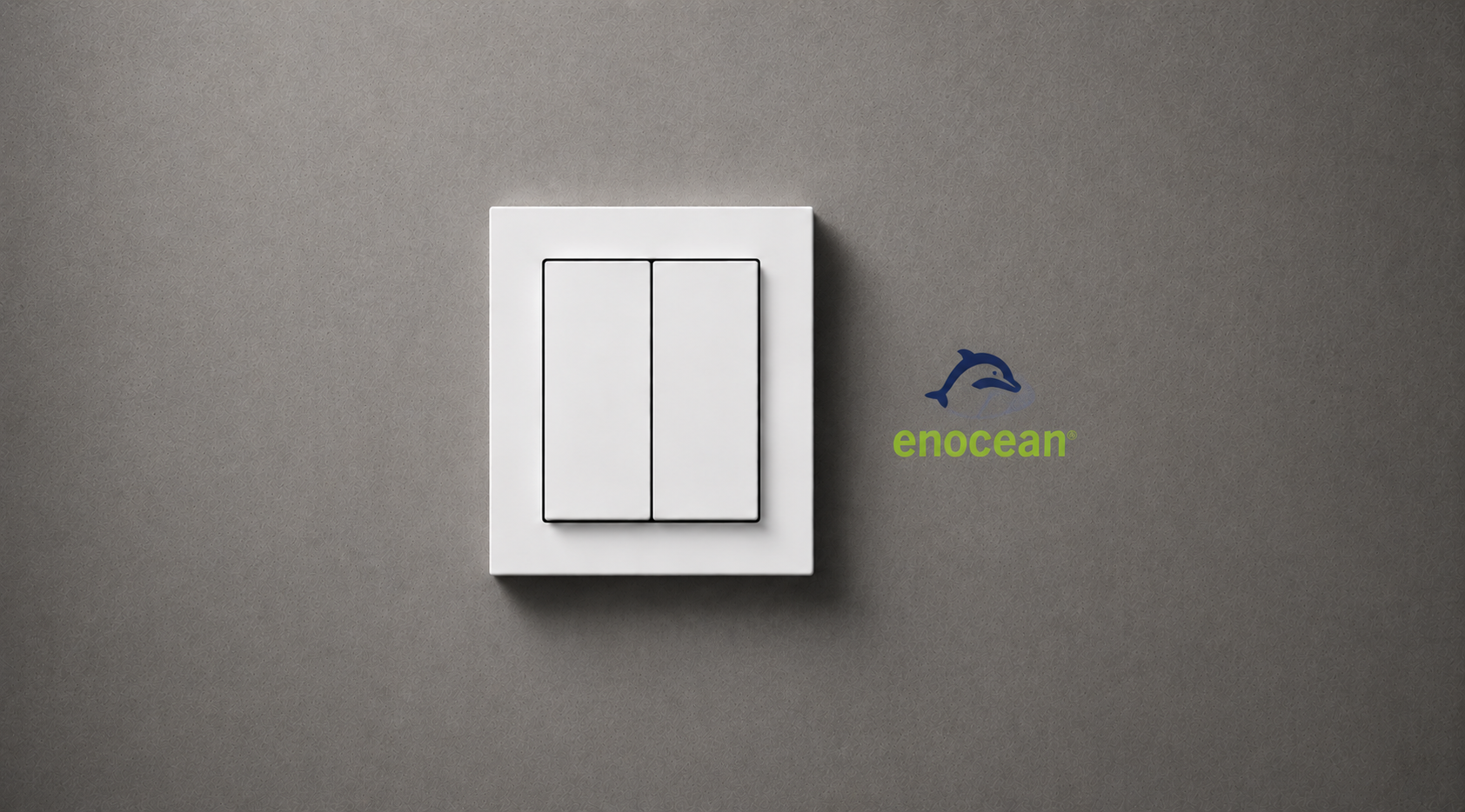 Gira EnOcean wandzender in System 55-design voor draadloze bediening van verlichting